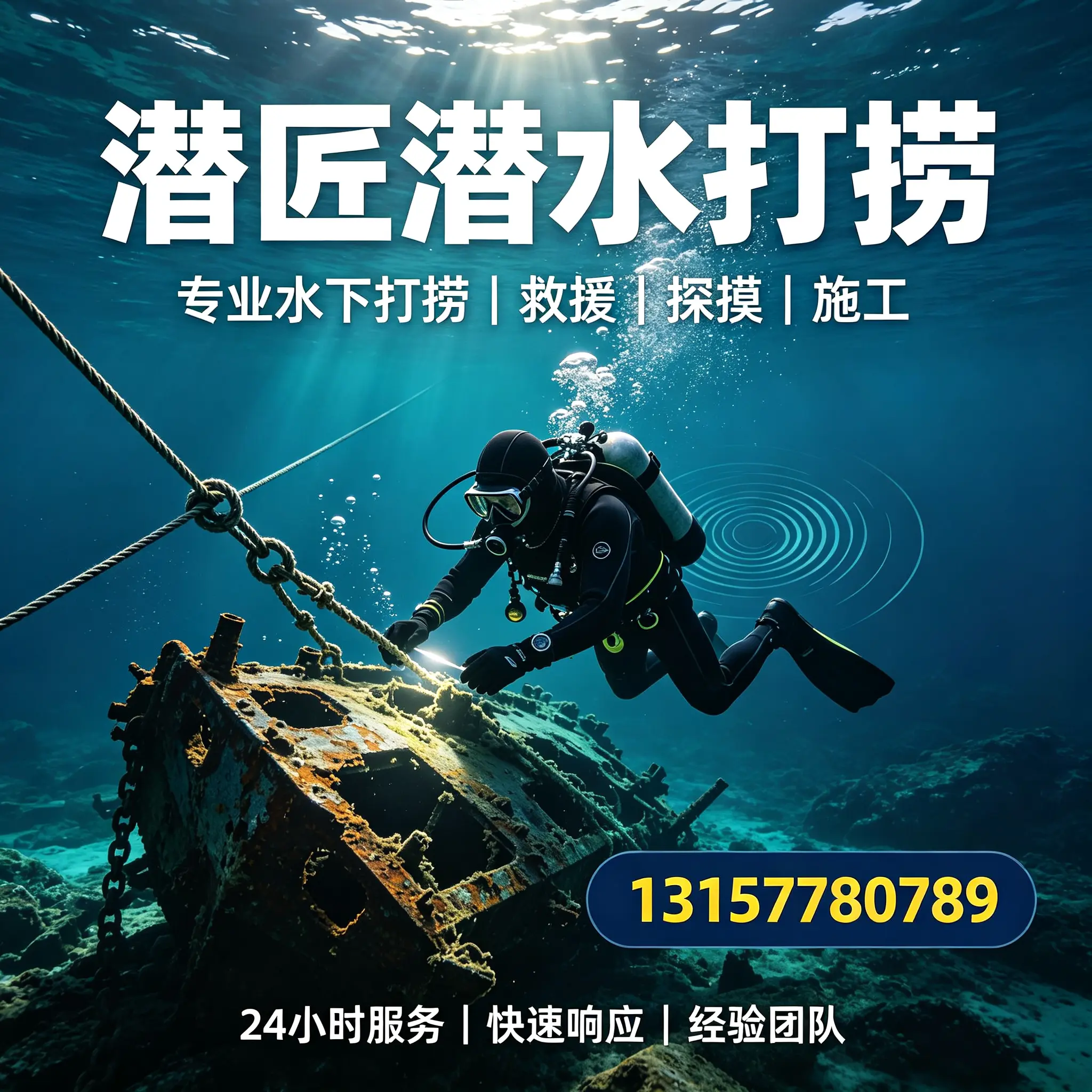 博湖水下打捞作业服务产品